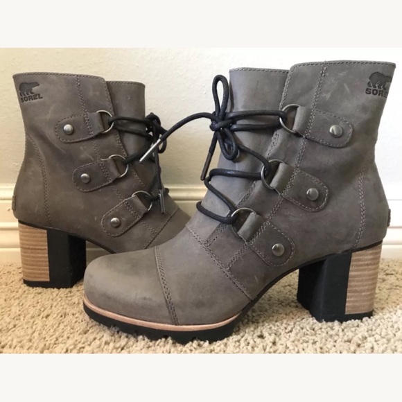 Sorel Addington Lace Up Waterproof Leather Boots - Picture 2 of 6